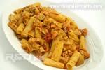Pasta with smoked andfresh salmon plus artichokes
