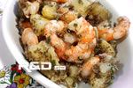 King prawn salad with black truffle