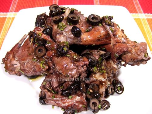 Coniglio alla ligure