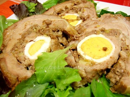Stuffed roast roll