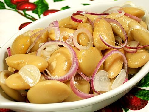 Beans and onions