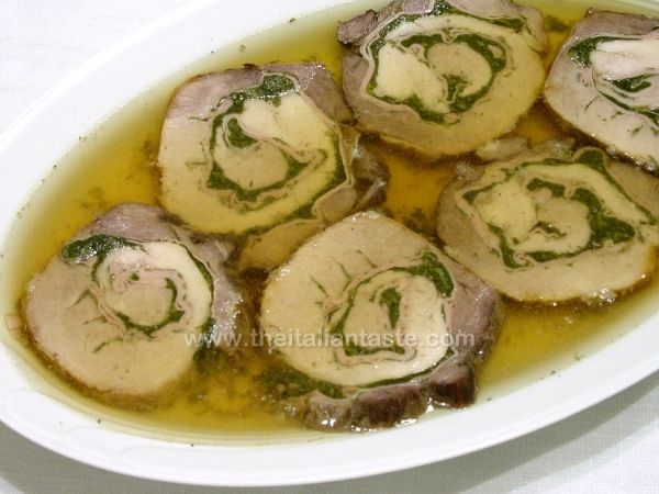 Arrosto di maiale in gelatina