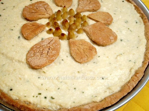 Asparagus-ricotta-and-potato savory tart