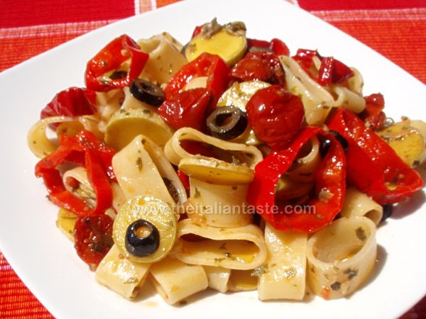 Vegetarian pasta salad