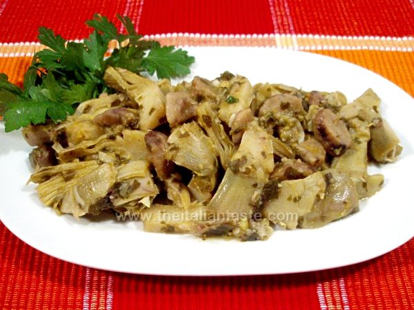 Carciofi e castagne