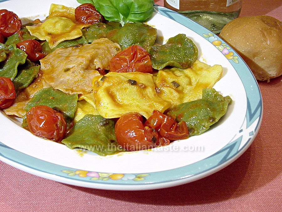 Ravioli arlecchino